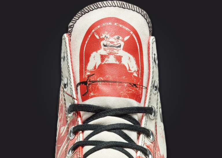 Dungeons & Dragons x Converse Chuck Taylor All Star Egret Multi Tongue Detail