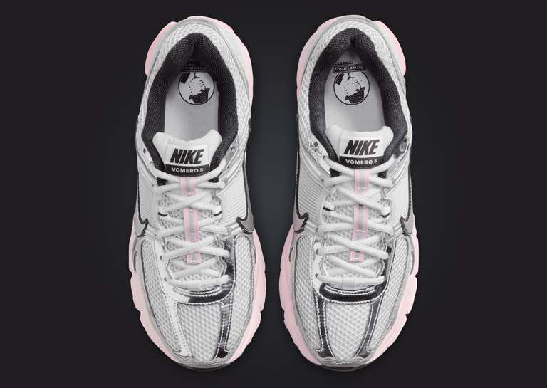 Nike Zoom Vomero 5 Metallic Silver Pink Foam (W) Top