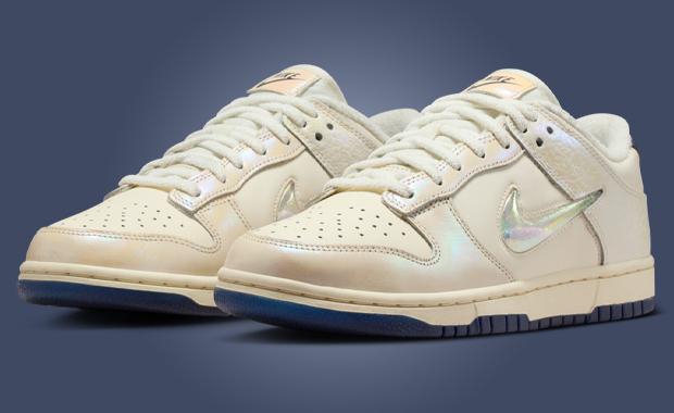 Nike Dunk Low Soft Pearl Mini Swoosh W