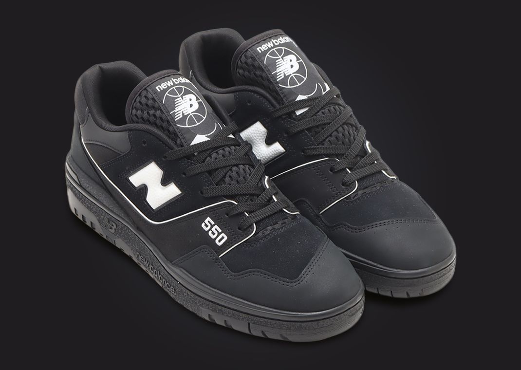 The atmos x New Balance 550 Back in Black Releases December 2023