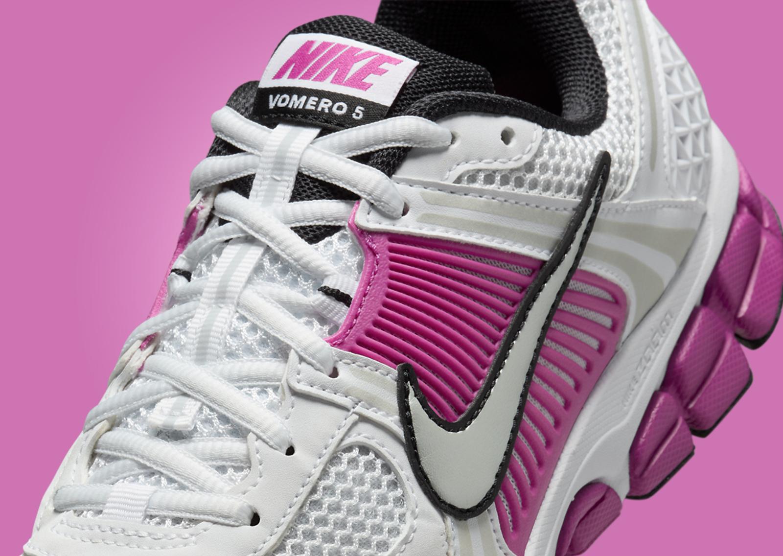 Nike Zoom Vomero 5 White Hot Fuchsia (W) Detail