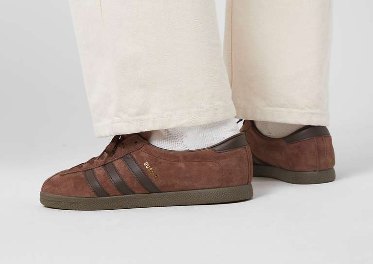 adidas Dublin Brown (size? Exclusive) On Foot