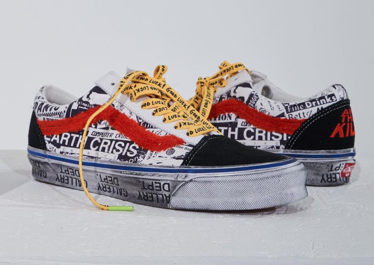 Vans old skool fleur hotsell