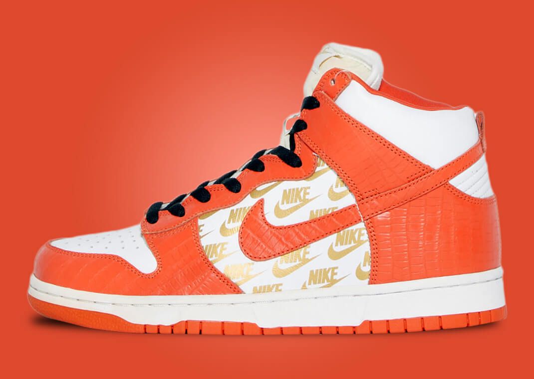 Sb dunk on sale high supreme orange