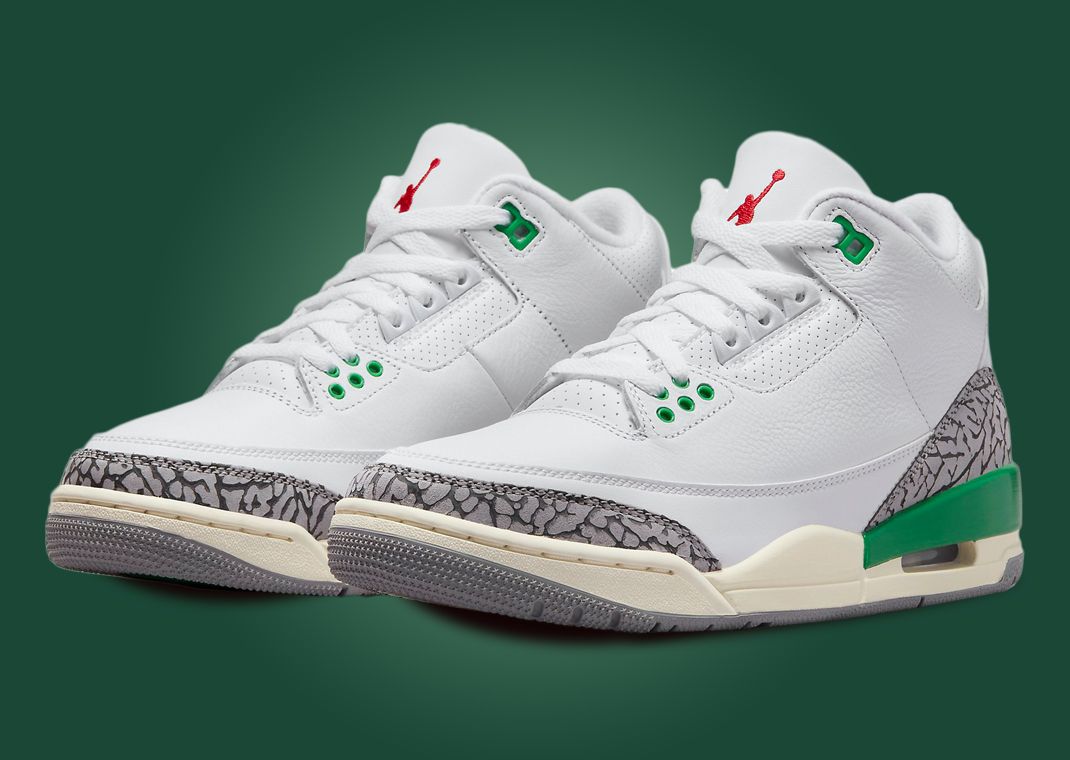 Official Look At The Women's Exclusive Air Jordan 3 Retro Lucky Green