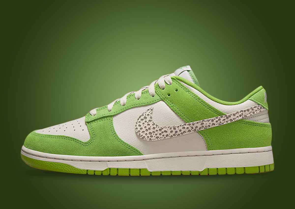 Nike Dunk Low Safari Swoosh Chlorophyll 
