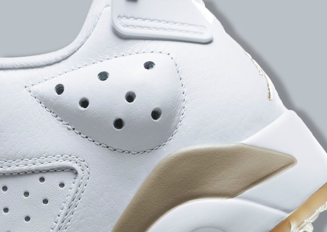 The Air Jordan 6 Retro Golf Comes in White Khaki