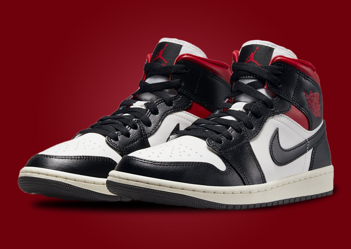 Black gym red white sail jordan 1 Clearance