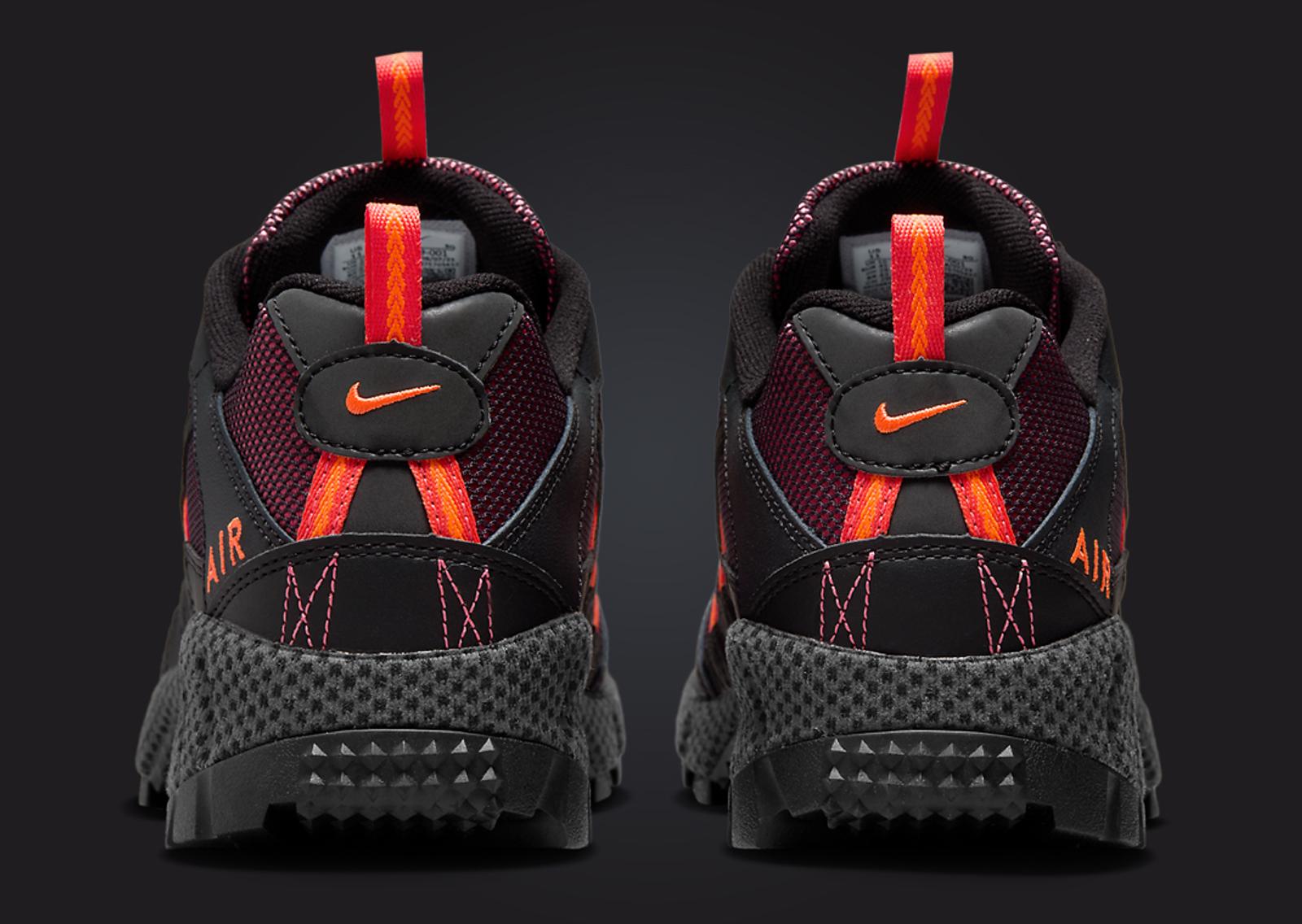 Nike Air Humara Black Bright Crimson Heel