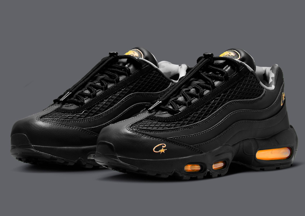 The Corteiz x Nike Air Max 95 Black Tour Yellow Releases Holiday 2024