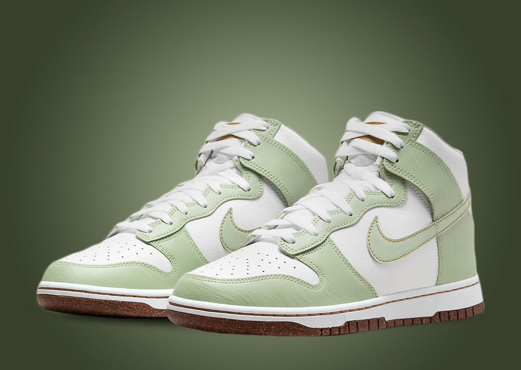 This Nike Dunk High Comes In Shades Of Honeydew