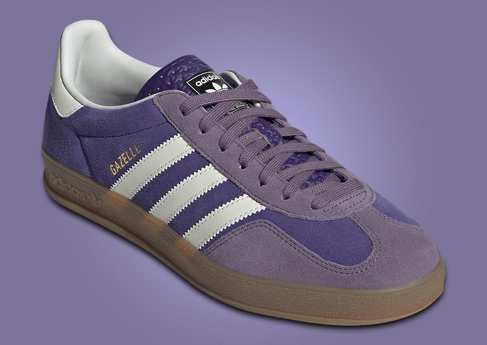 adidas Gazelle Indoor Collegiate Purple Angle