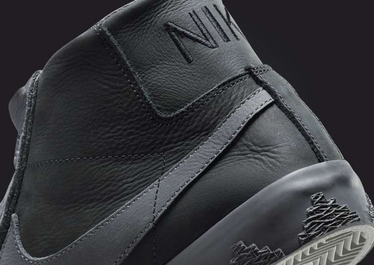 Di’Orr Greenwood x Nike SB Zoom Blazer Mid Heel Detail