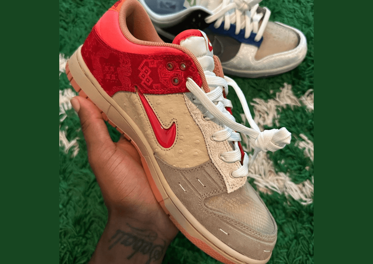 CLOT x Nike Dunk Low SP What The? Medial