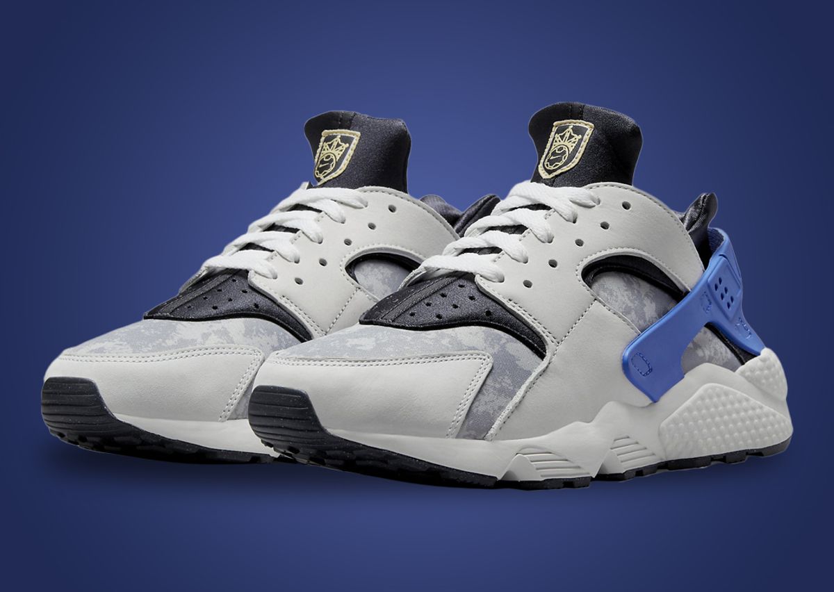 Nike huarache white blue grey Clearance