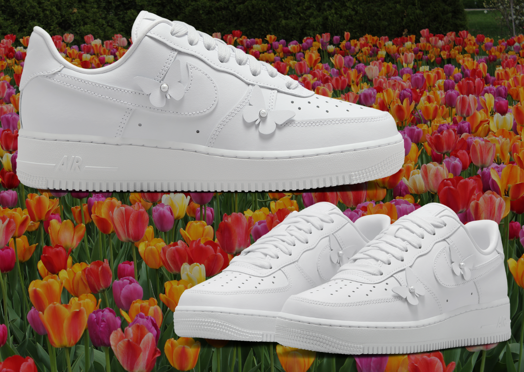 公式正規品!★ AIR FORCE 1 WHITE LACE1 The Nike Air Force 1 Low Butterfly Releases Summer 2025