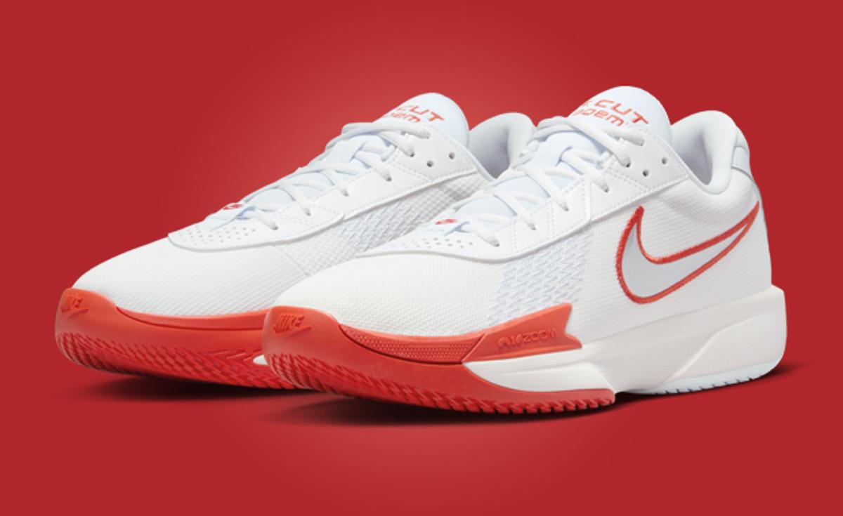 The Nike Air Zoom GT Cut Academy Summit White Picante Red Releases Spring 2024
