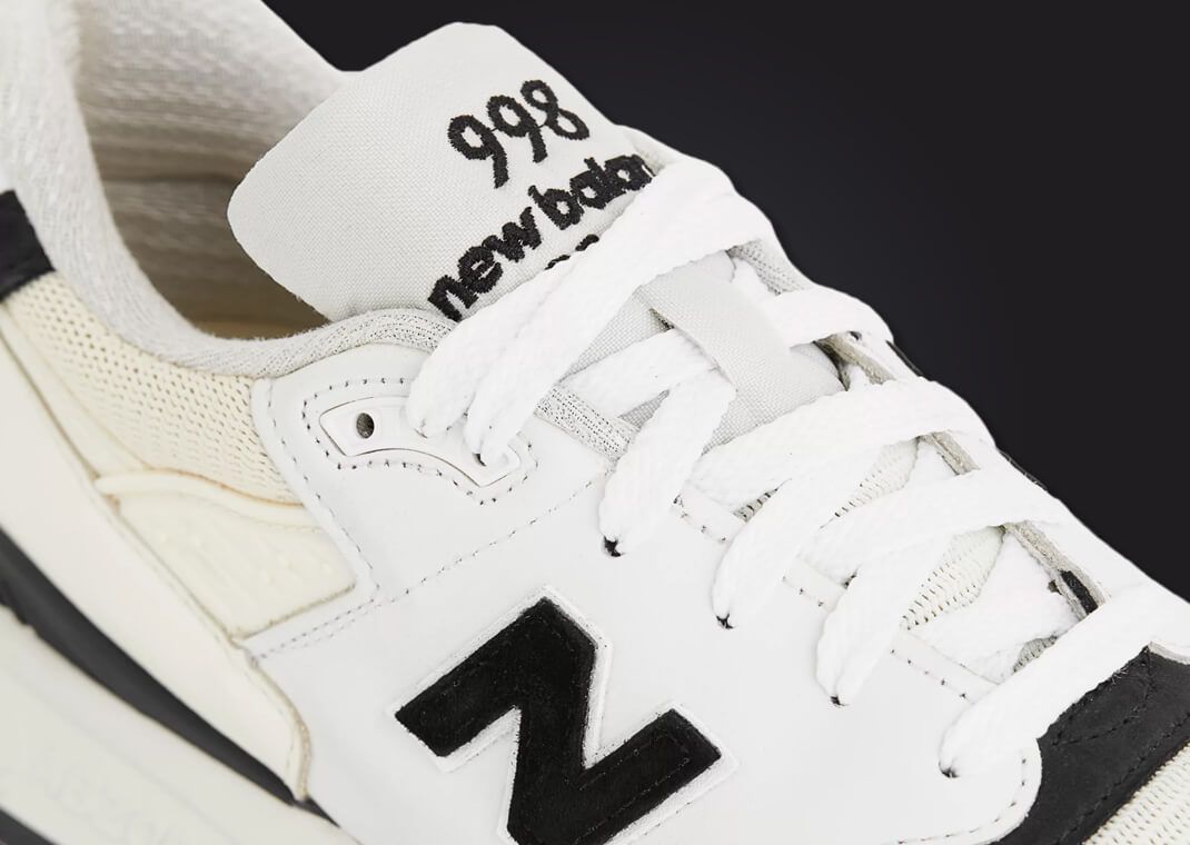 The New Balance 998 Made in USA White Black Releases in 2023