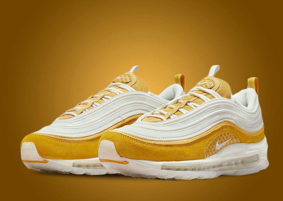Nike yellow air max 97 trainers Clearance