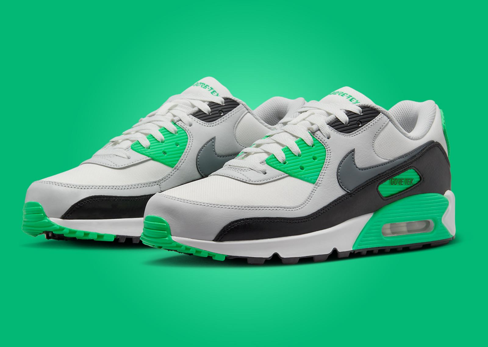 Nike Air Max 90 Gore-Tex Lucky Green Angle