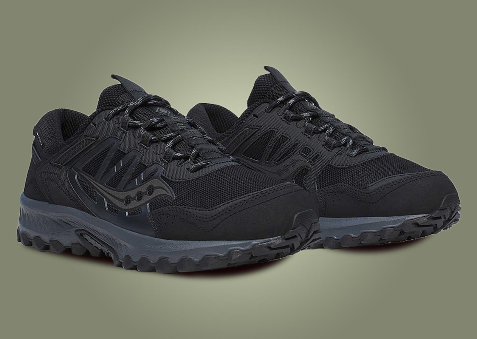 Saucony Grid Peak GTX Black Angle