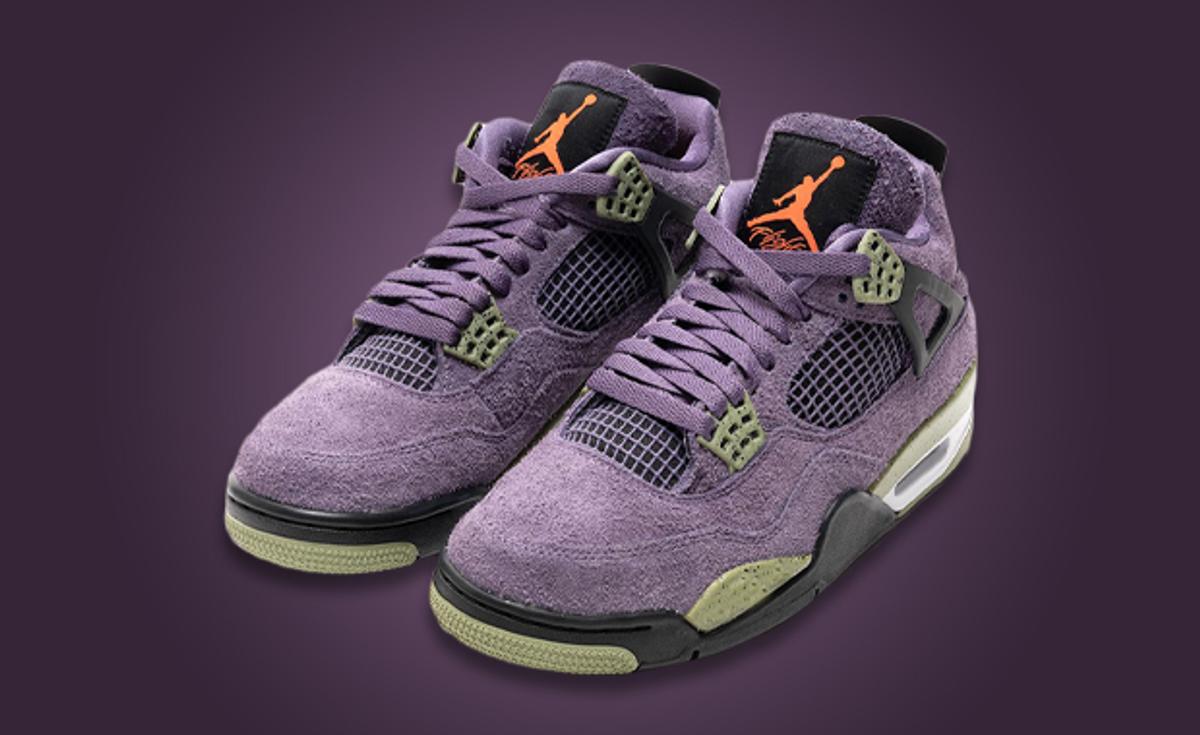 The Women's Exclusive Air Jordan 4 Canyon Purple Releases October 14th