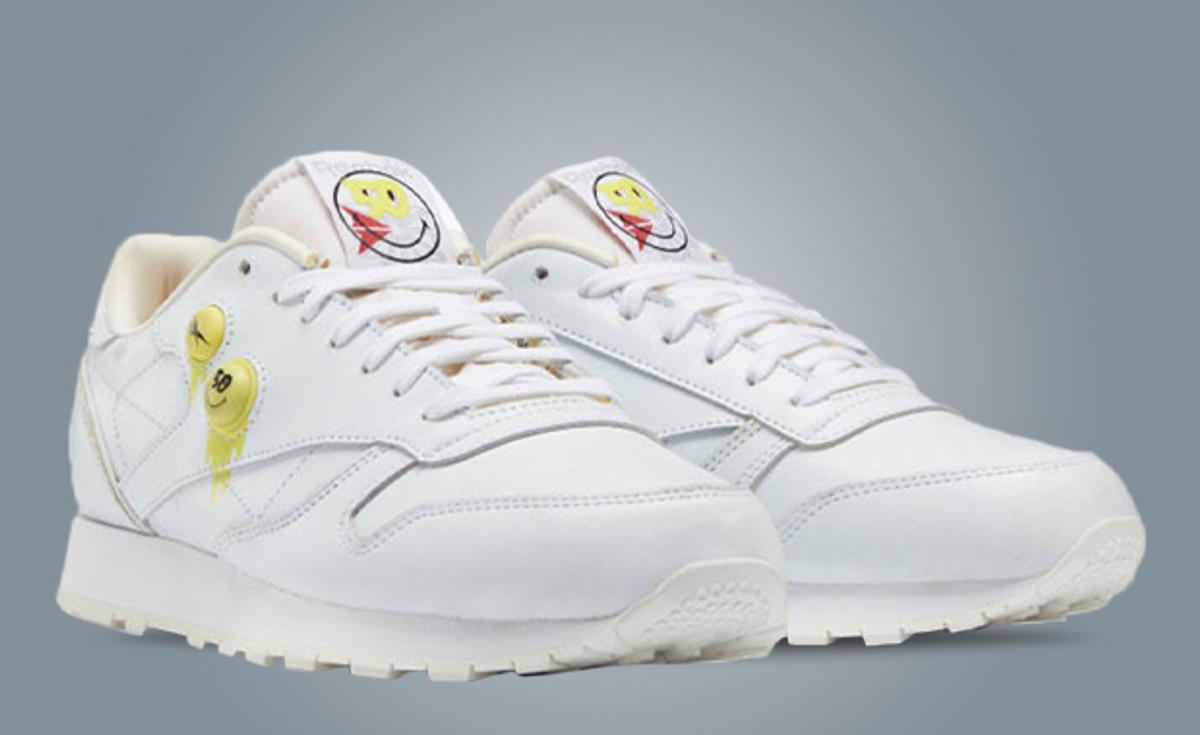 The Smiley’s 50th Anniversary Is Celebrated On This Reebok Classic Leather Pump