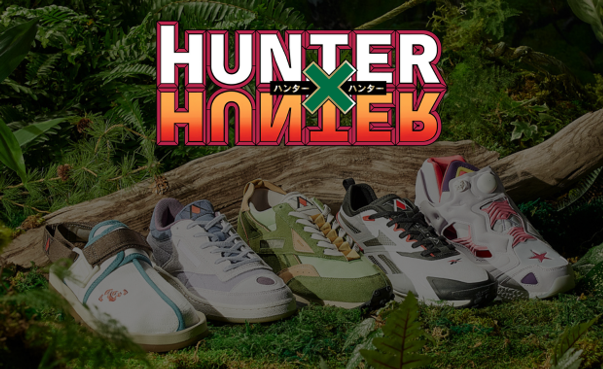 The Hunter x Hunter x Reebok Collection Releases March 2024