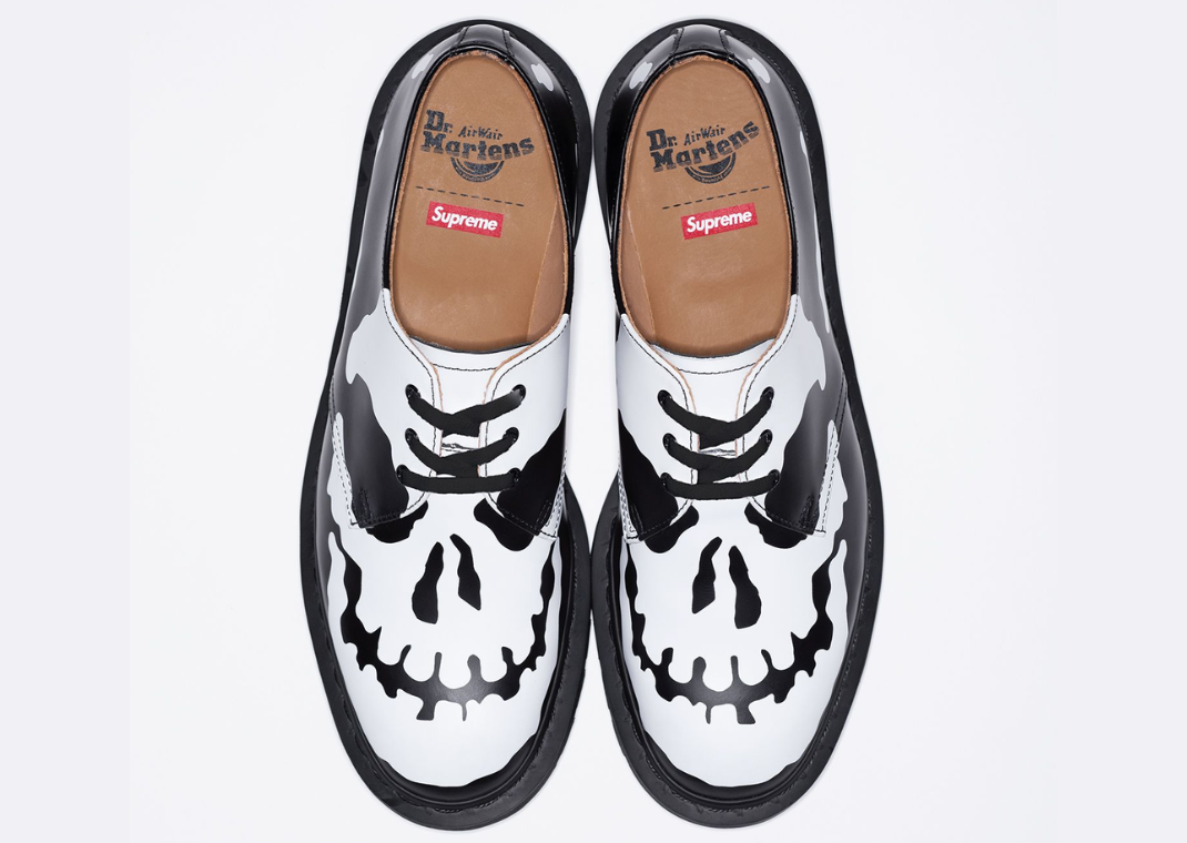 Supreme × Dr.Martens 1461 Skull 3 Eye 28 Supreme Dr. Martens 1461 3-Eye Skull Oxford Release Date