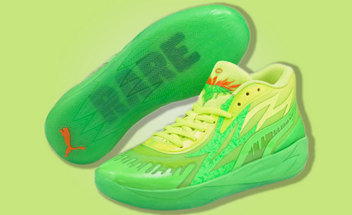 The Nickelodeon x Puma MB.02 Slime Drops December 23rd