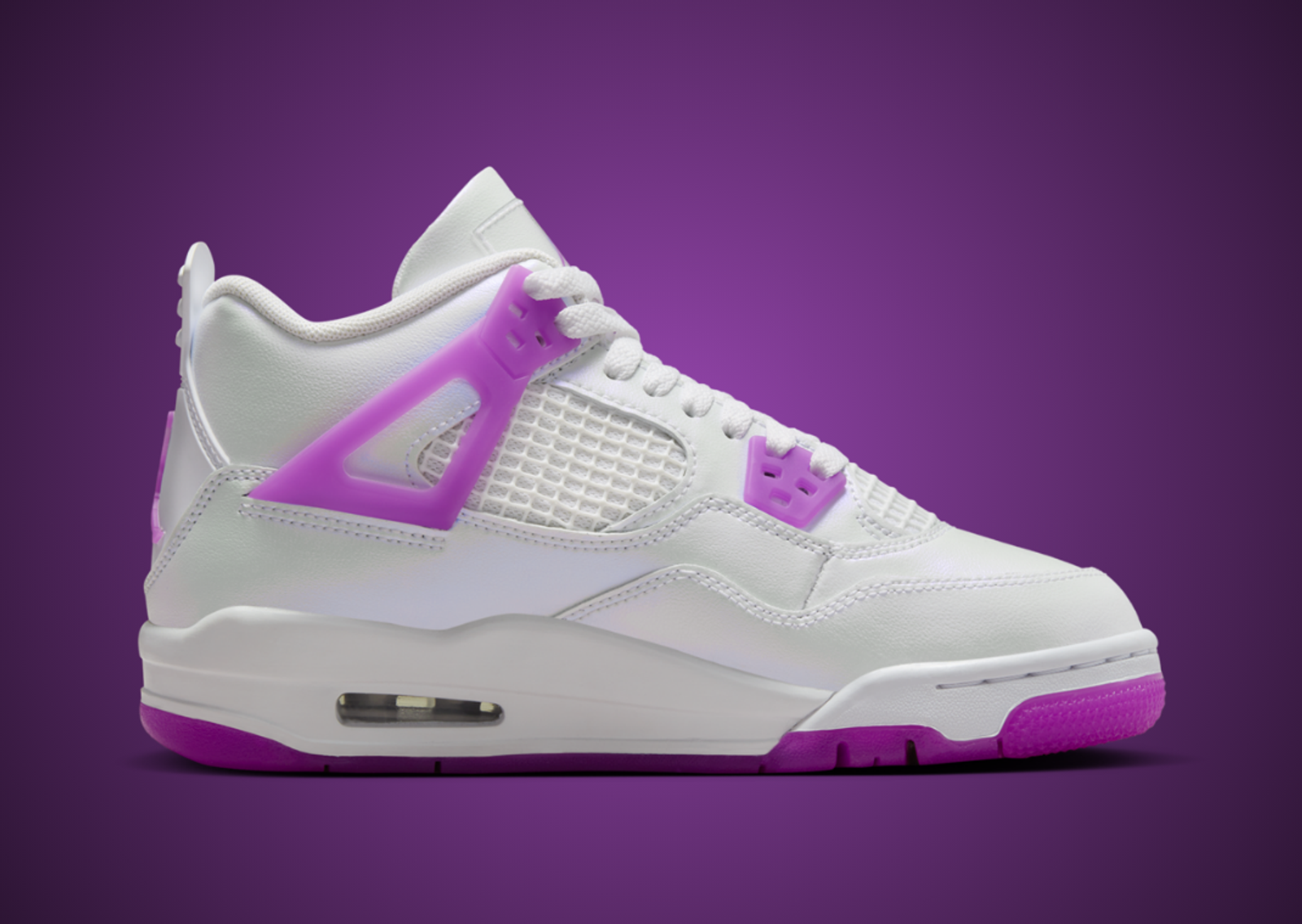 Air Jordan 4 Retro Hyper Violet (GS) Medial