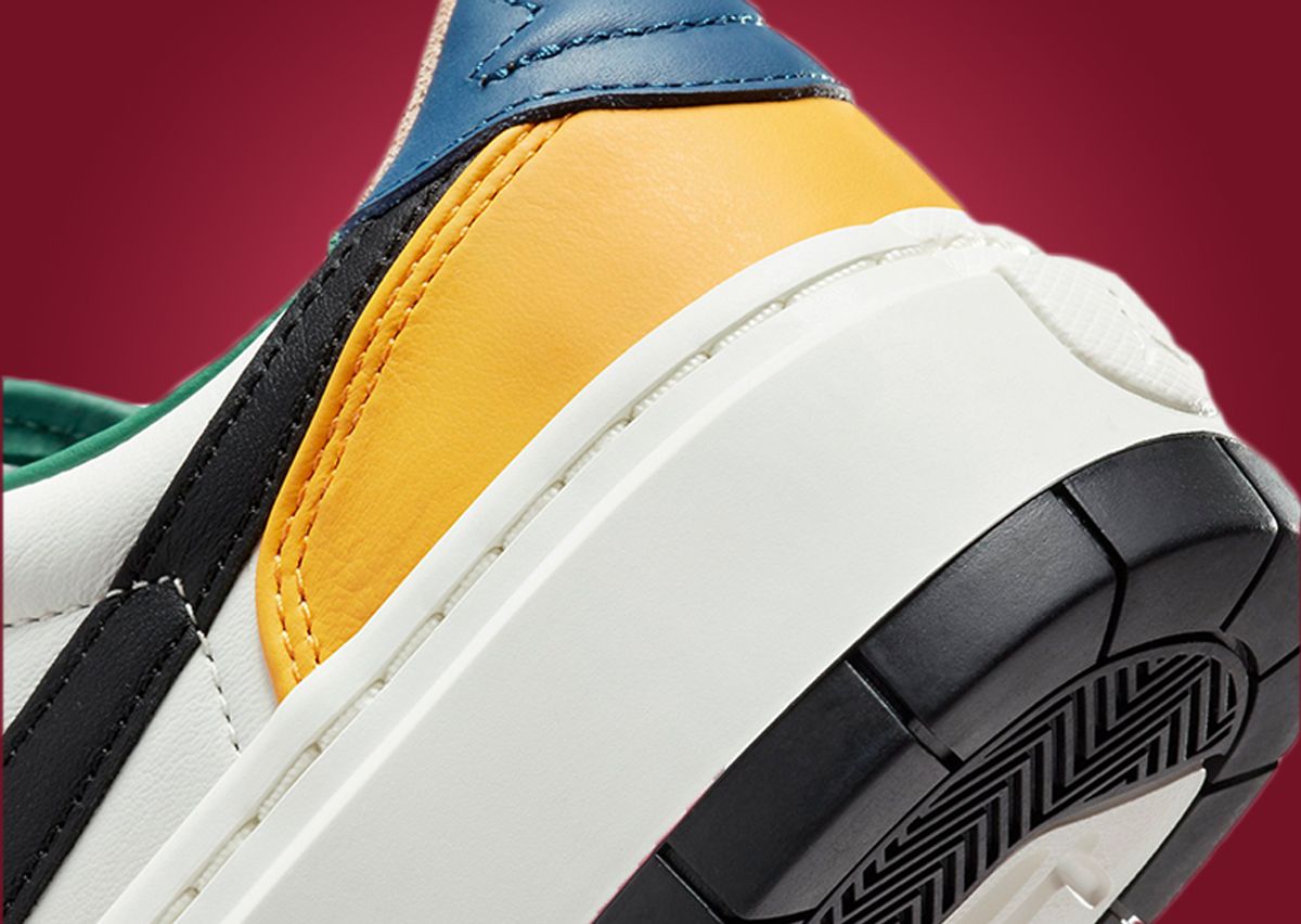 Multi-Colored Leather Covers This Air Jordan 1 Elevate Low