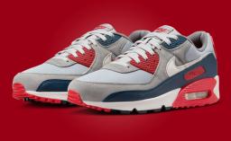 The Nike Air Max 90 Gets Patriotic in USA Grey