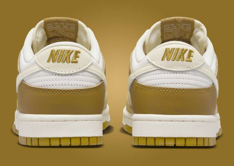 Nike Dunk Low Bronzine Saturn Gold Heel