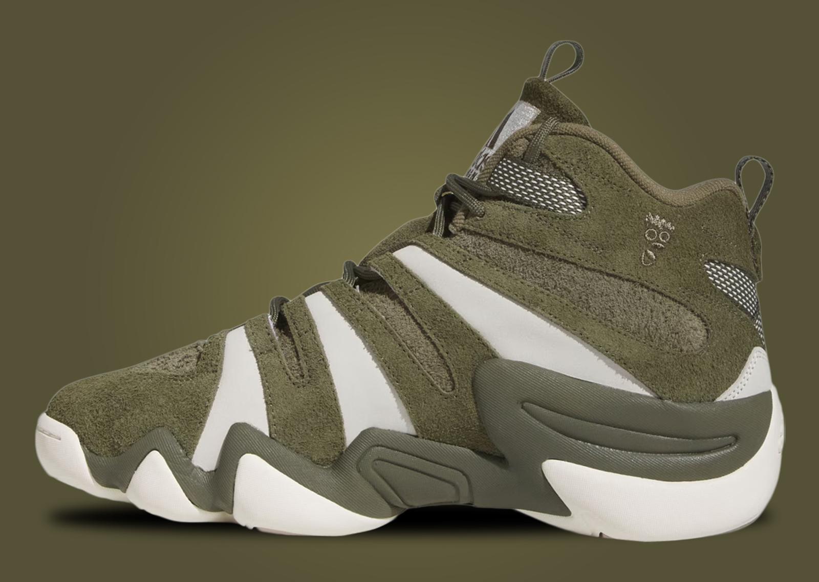 adidas Crazy 8 Olive Medial