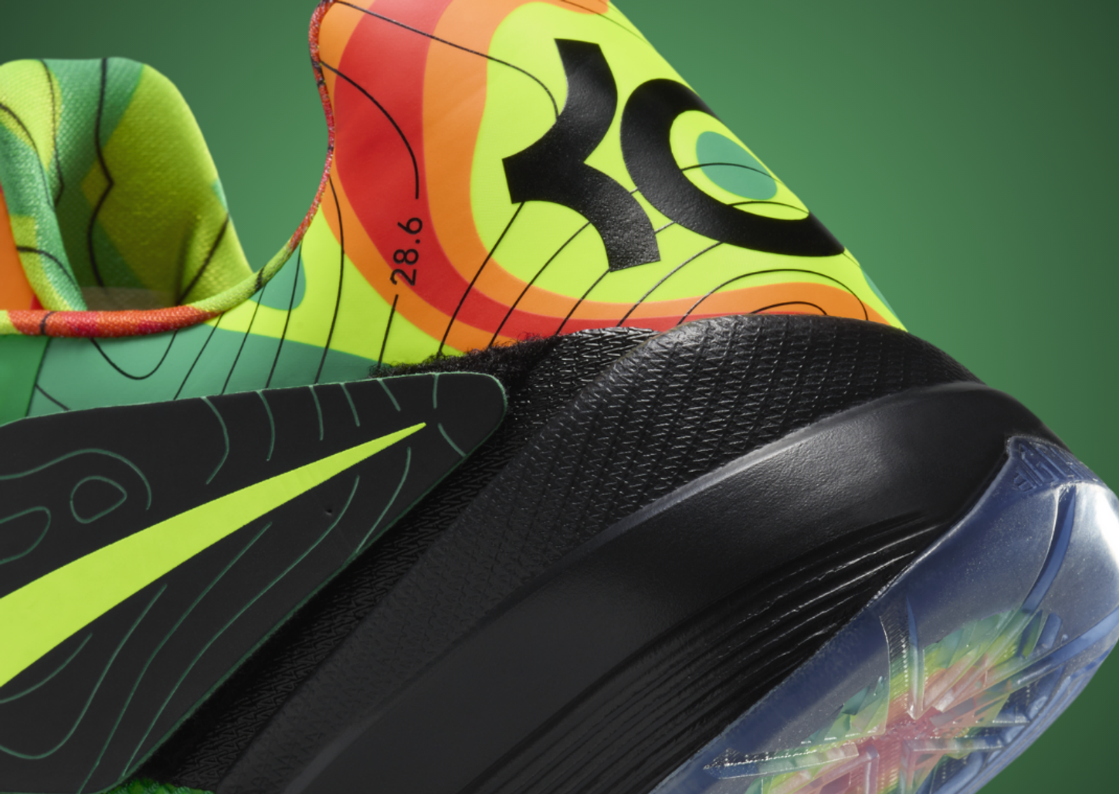 Nike KD 4 Weatherman (2024) Heel