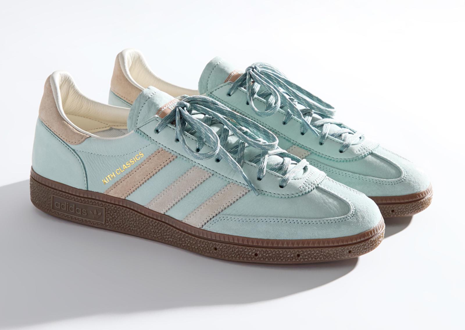 Kith Classics x adidas Originals Handball Spezial Summer Palette Angle