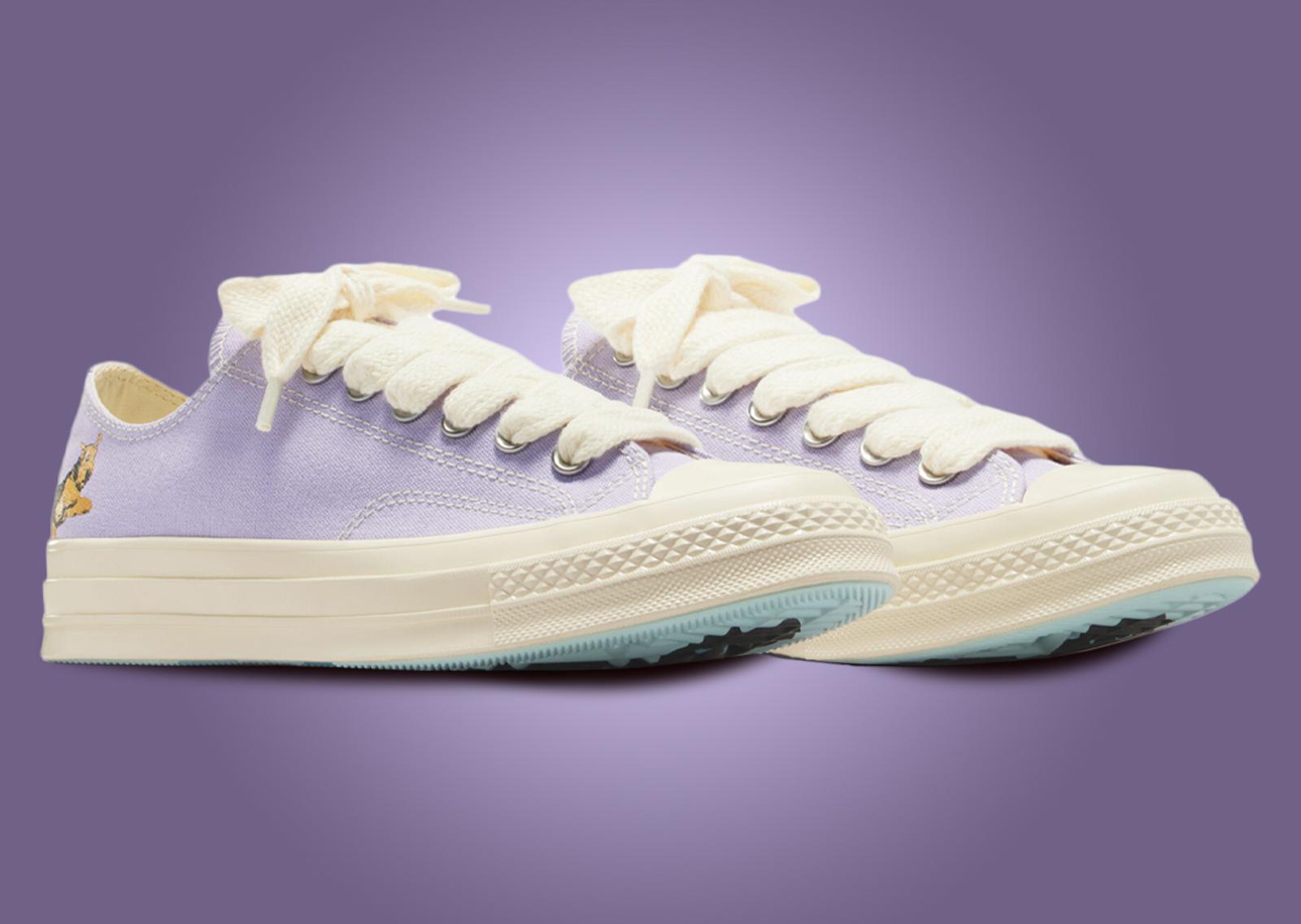 Golf le FLEUR* x Converse Chuck 70 Ox Darryl Orchid Petal Angle