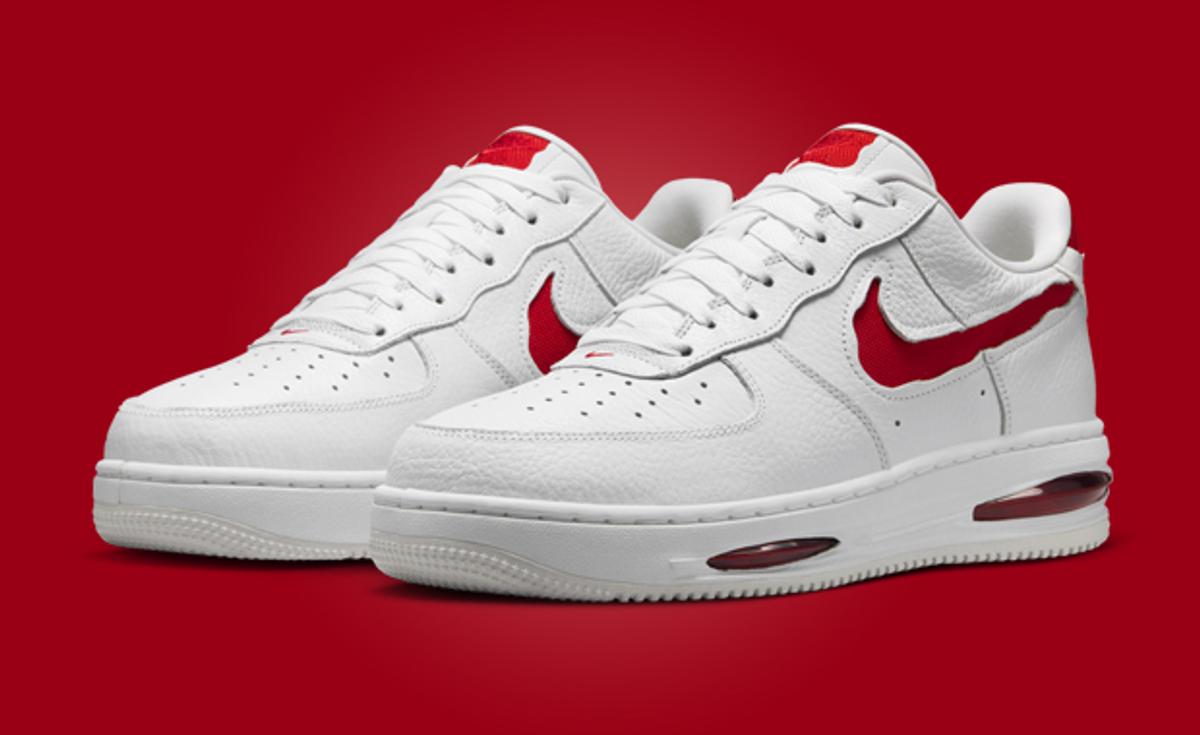 The Nike Air Force 1 Low Evo White University Red Releases May 2024