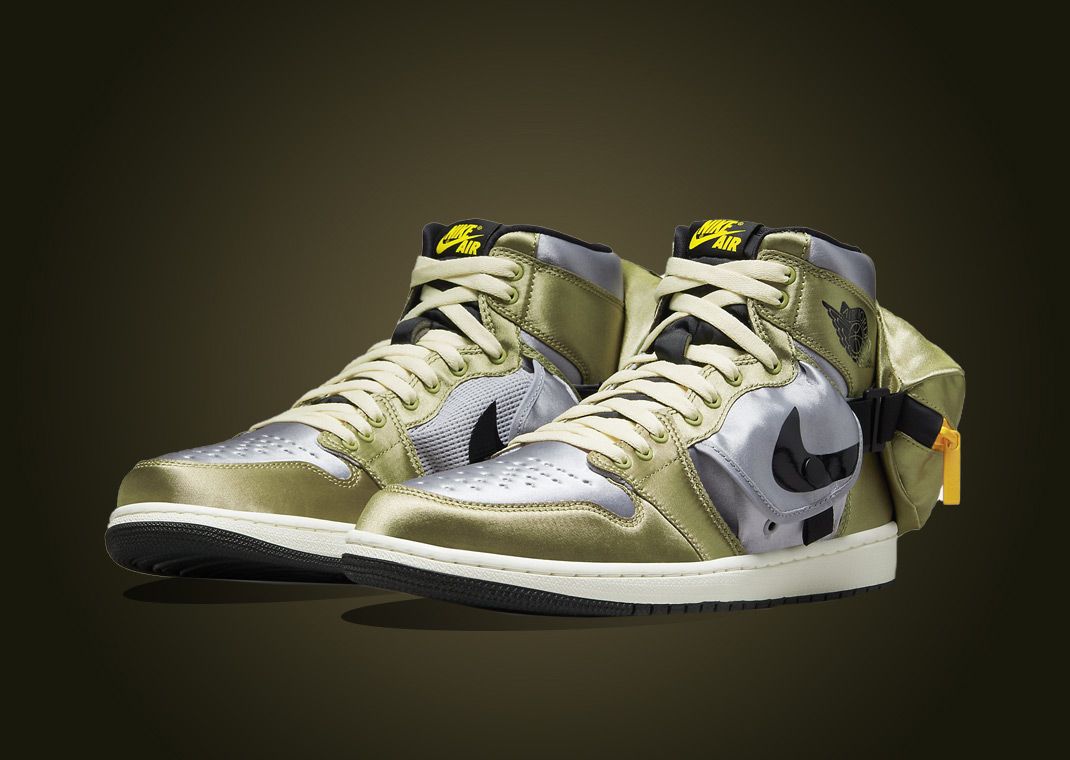 Neutral Olive and Light Steel Grey Dress This Air Jordan 1 Utility