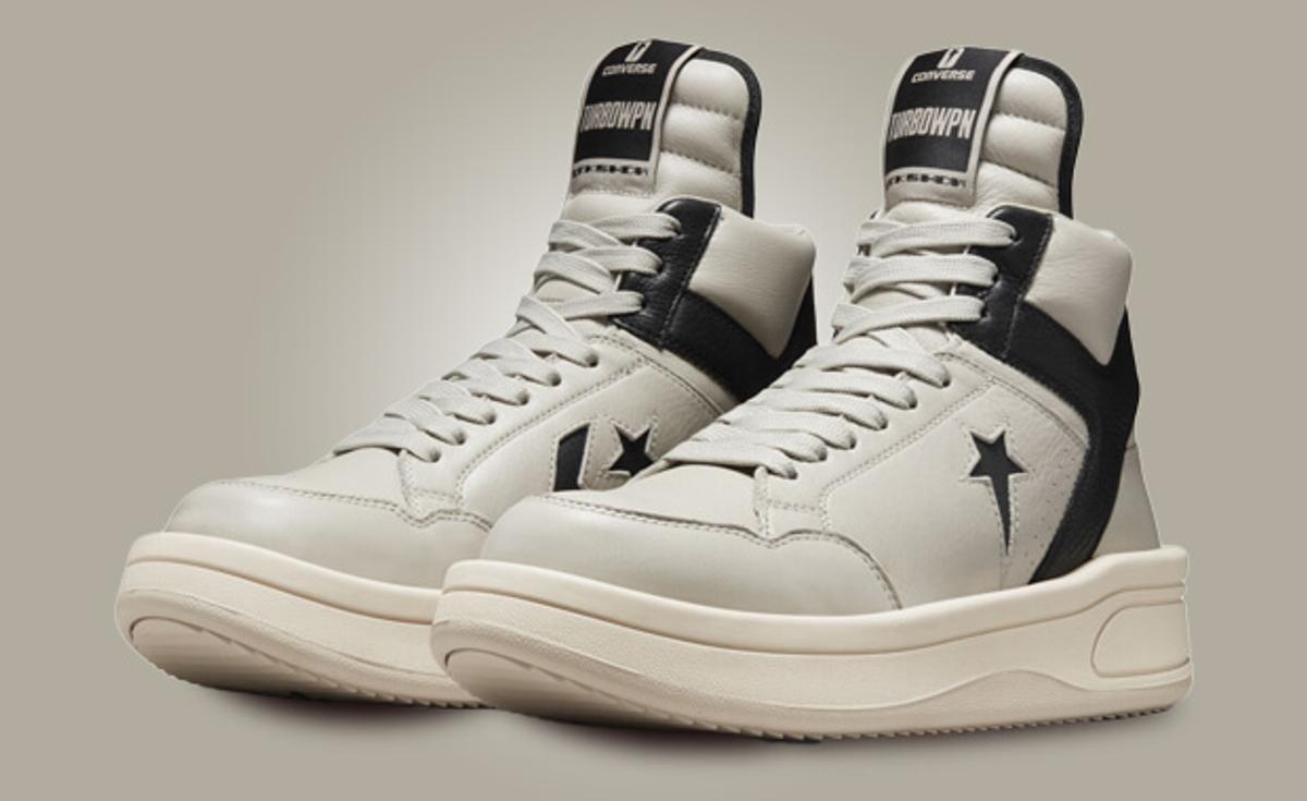 The Rick Owens x Converse DRKSHDW TURBOWPN Cream Black Releases October 3