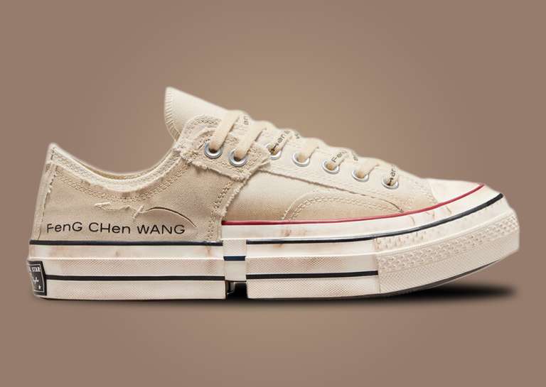 Feng Chen Wang x Converse Chuck 70 Ox 2-in-1 Brown Rice Lateral
