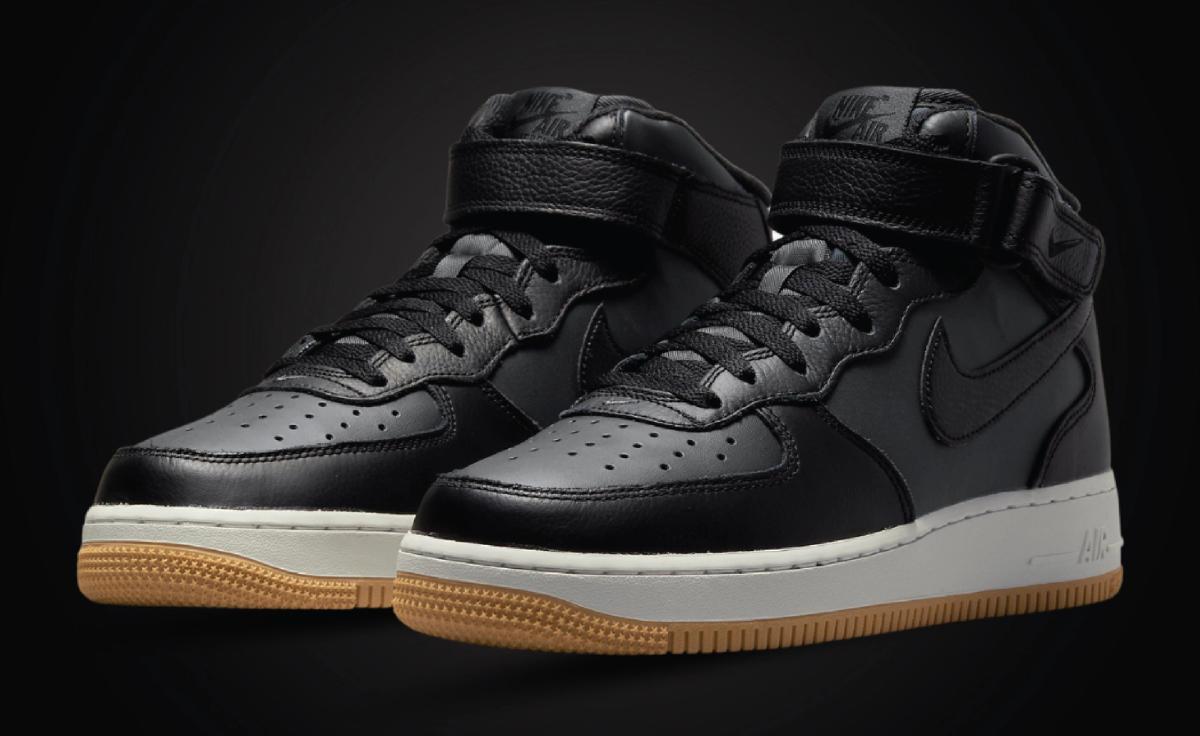 Get Ready For Winter With The Nike Air Force 1 Mid LX Anthracite Gum