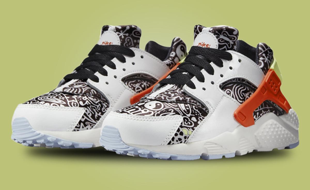 Nike's Air Huarache Run SE Gets Covered In Doodles