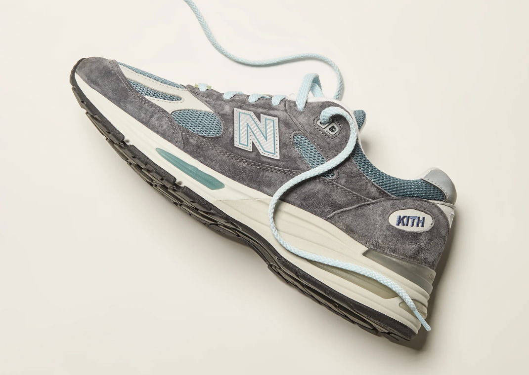 KITH × New Balance 991V2 Steel Blue 28.5 Steel Blue' Is Back on the Latest Kith x New Balance