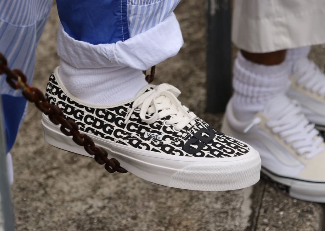 The Comme des Garçons x Vans Authentic Returns June 2025