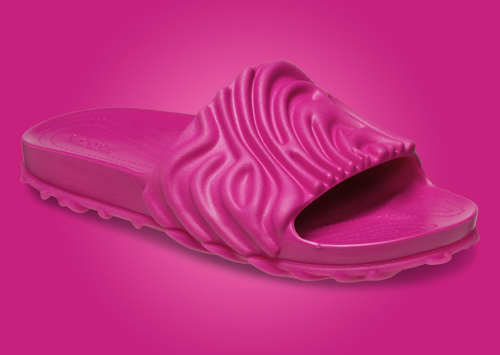 Salehe Bembury x Crocs Pollex Slide Magenta Angle