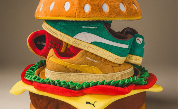VANDYTHEPINK x Puma Suede Hamburger Pack