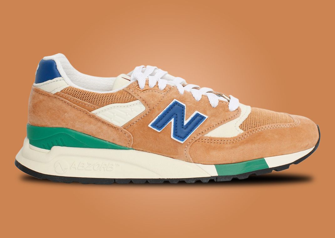 The New Balance 998 Made in USA Sepia Atlantic Blue Releases 