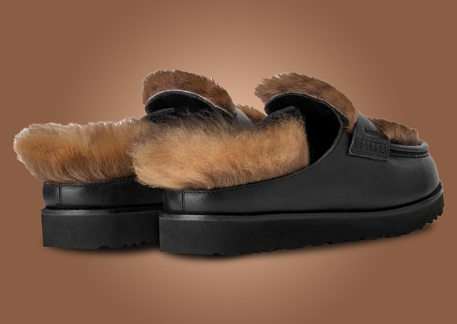 Ambush x UGG Loafer Black Heel Angle